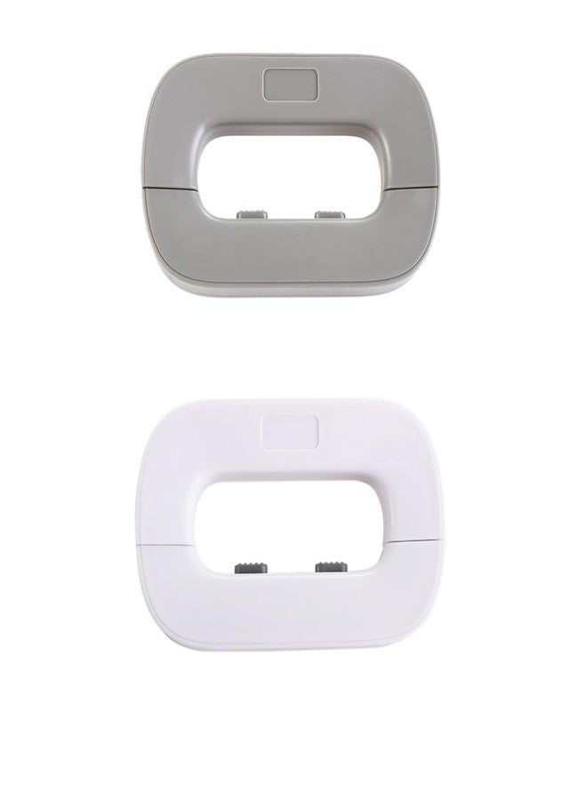 Kopida 2 Pack Home Refrigerator Door Safety Lock, Latch Catch Toddler Kids Child Safe Adhesive no Tools Need or Drill - Image 1